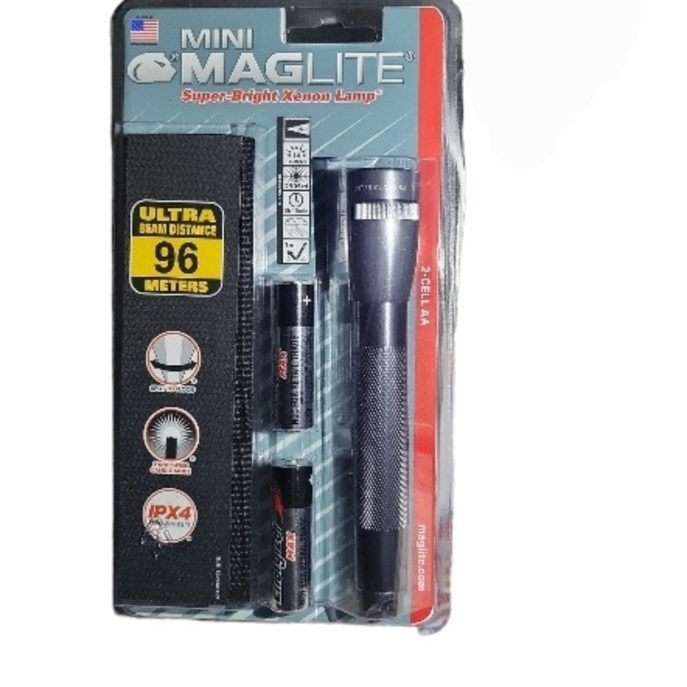Maglite Mini PRO LED 2-Cell AA Flashlight Universal Gray
